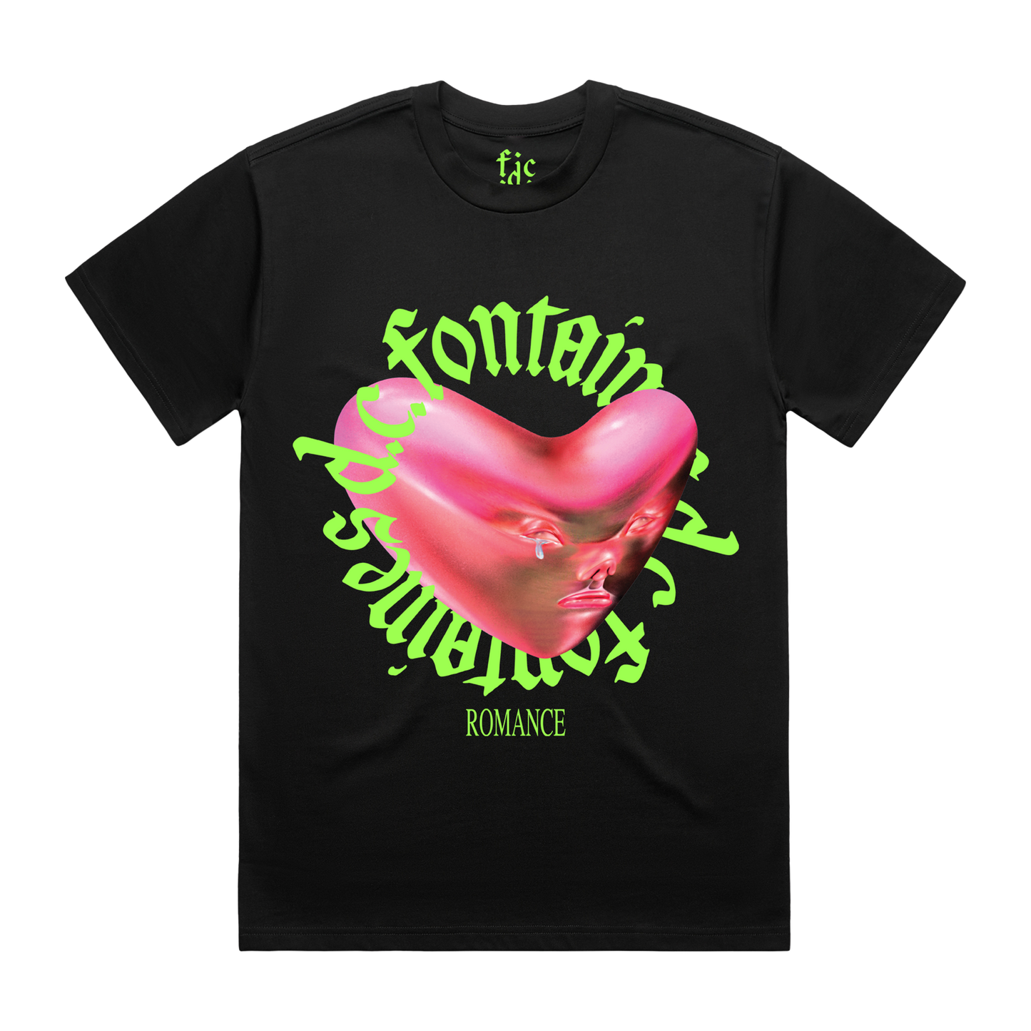 Romance Heart | Black T-Shirt
