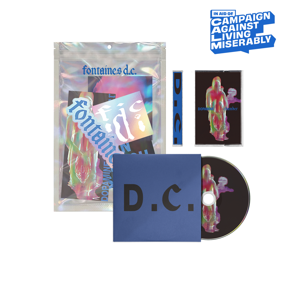 DOPAMINE CHAMBER | CALM CHARITY CD STICKER BUNDLE