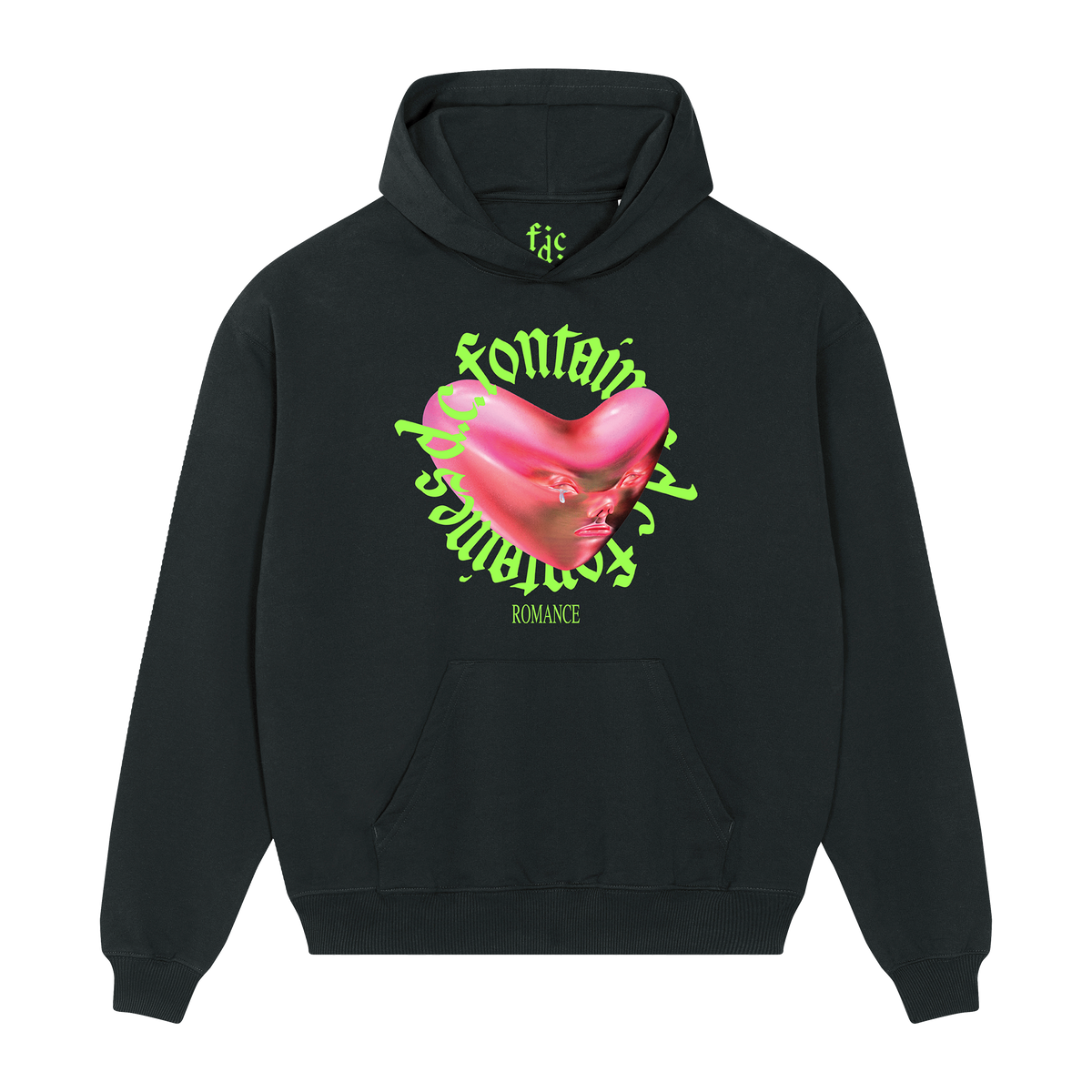 Romance Heart | Black Hoodie