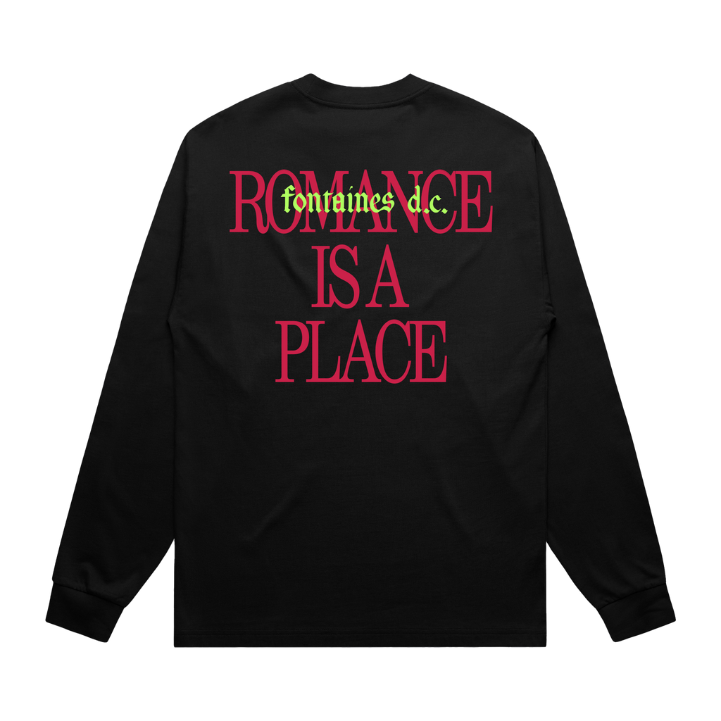 Romance Is A Place | Black Longsleeve