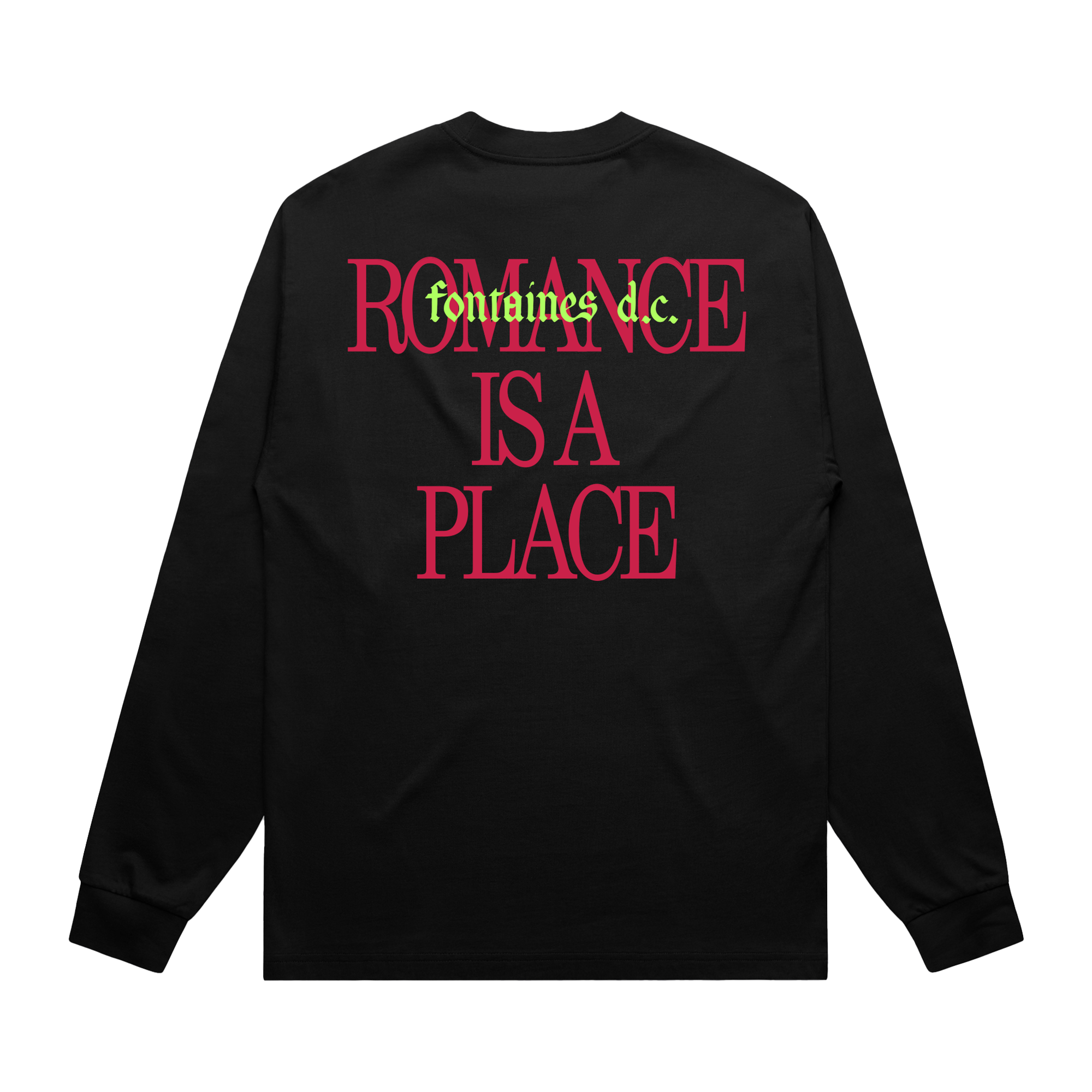 Romance Is A Place | Black Longsleeve