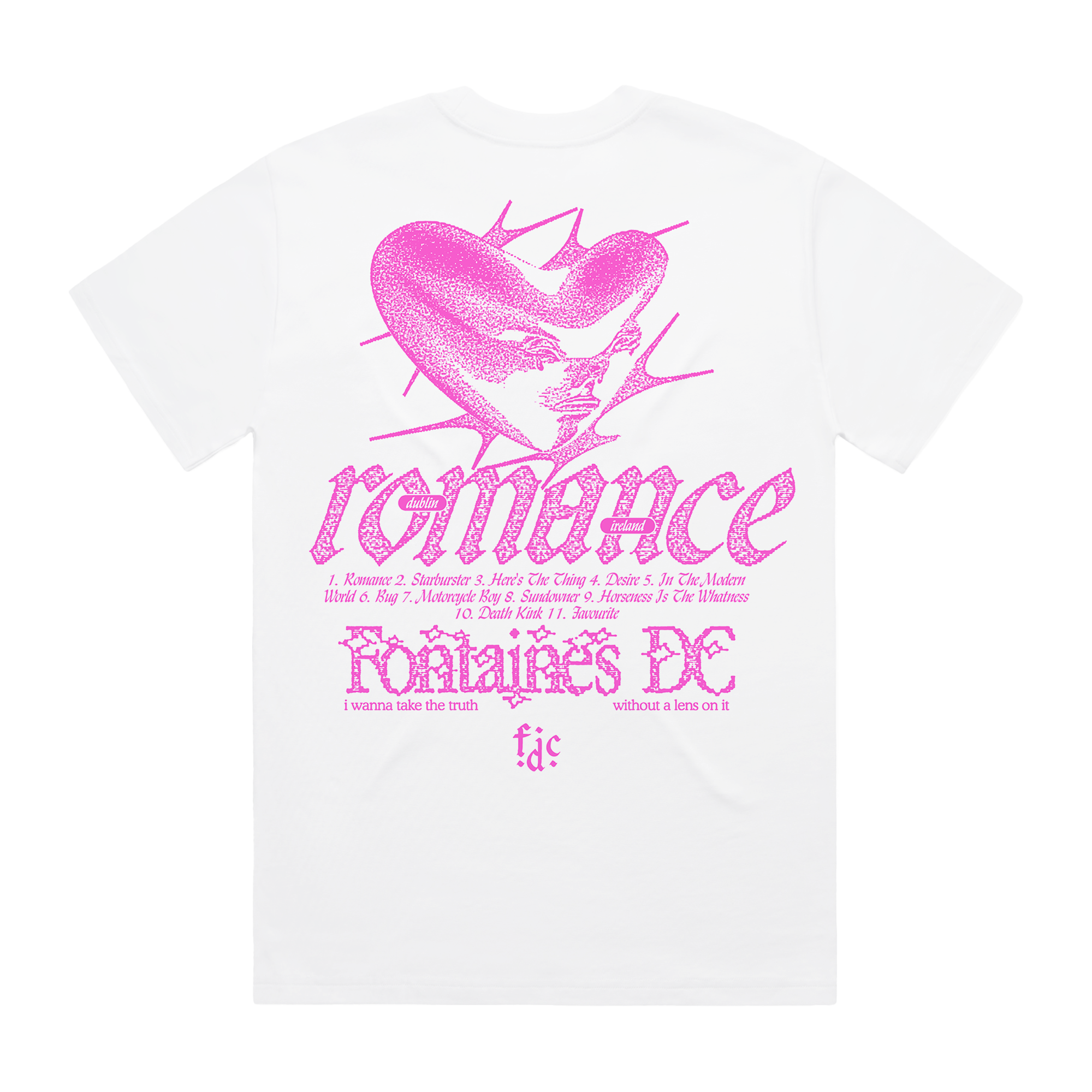 Romance Tracklist | White T-Shirt