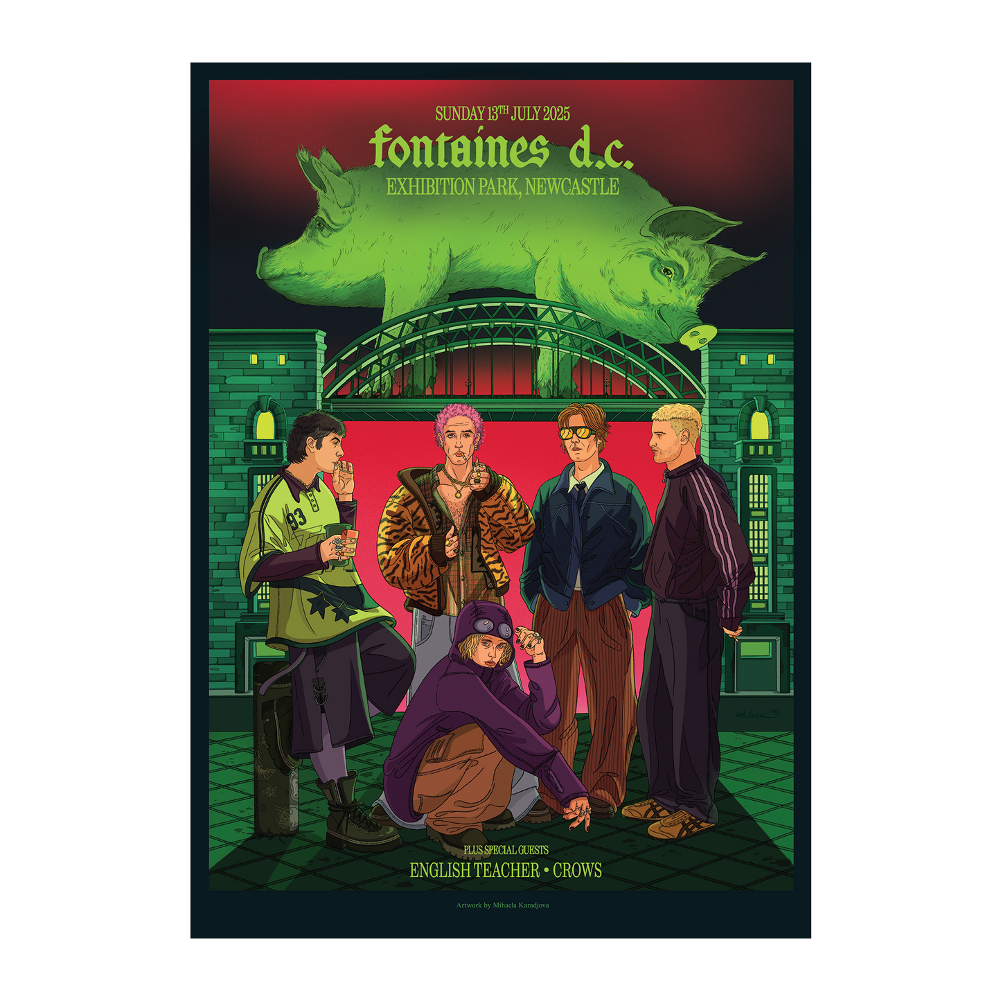 Exhibition Park, Newcastle, 13th July 2025, Event Poster (A2)