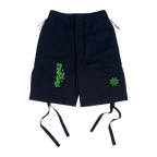 Spiral Monogram | Black Shorts