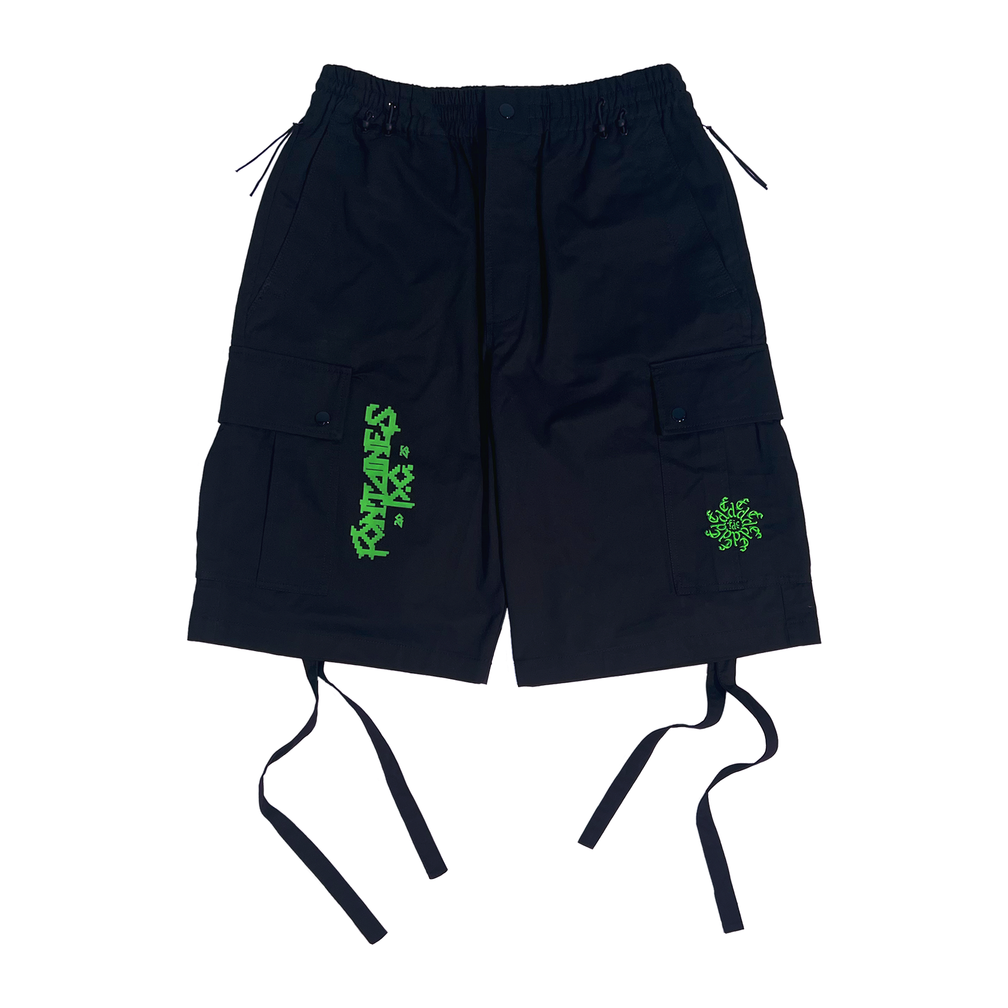 Spiral Monogram | Black Shorts
