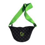 F.D.C. Monogram | Black & Green Cross Body Bag