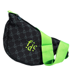 F.D.C. Monogram | Black & Green Cross Body Bag