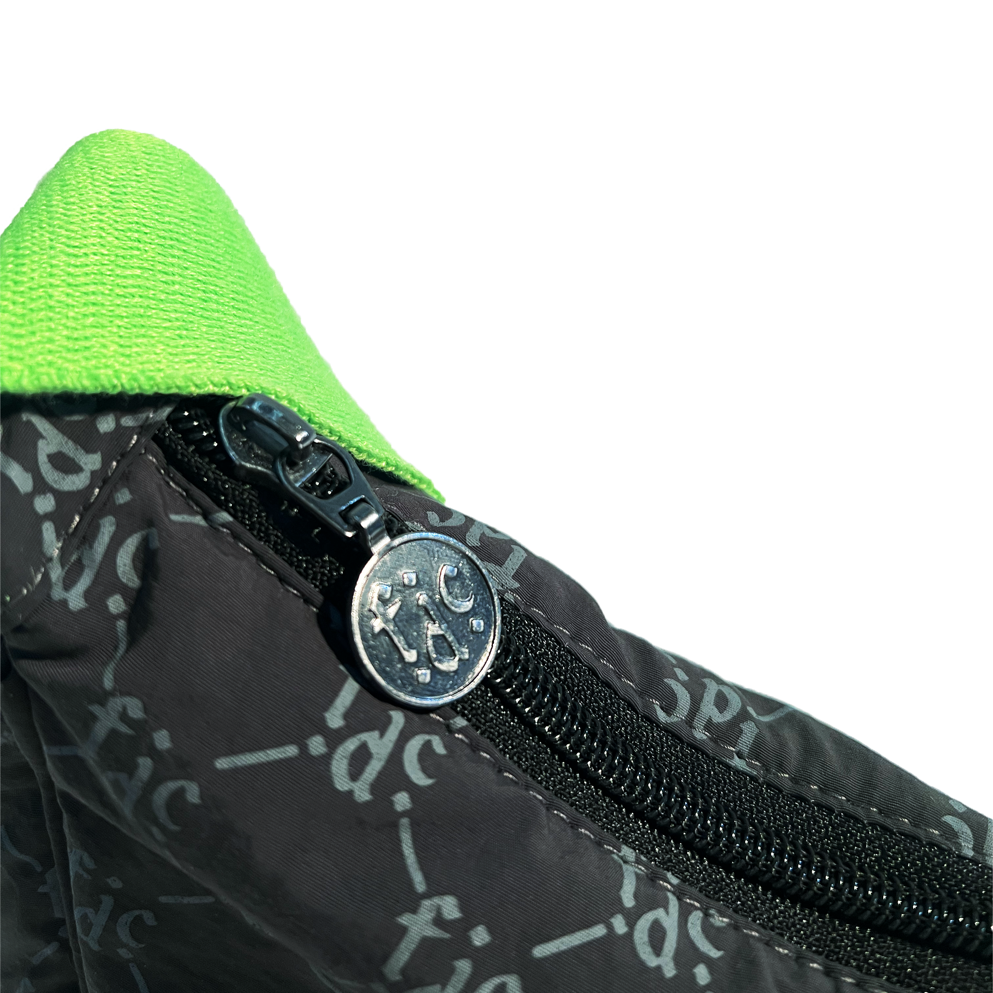F.D.C. Monogram | Black & Green Cross Body Bag