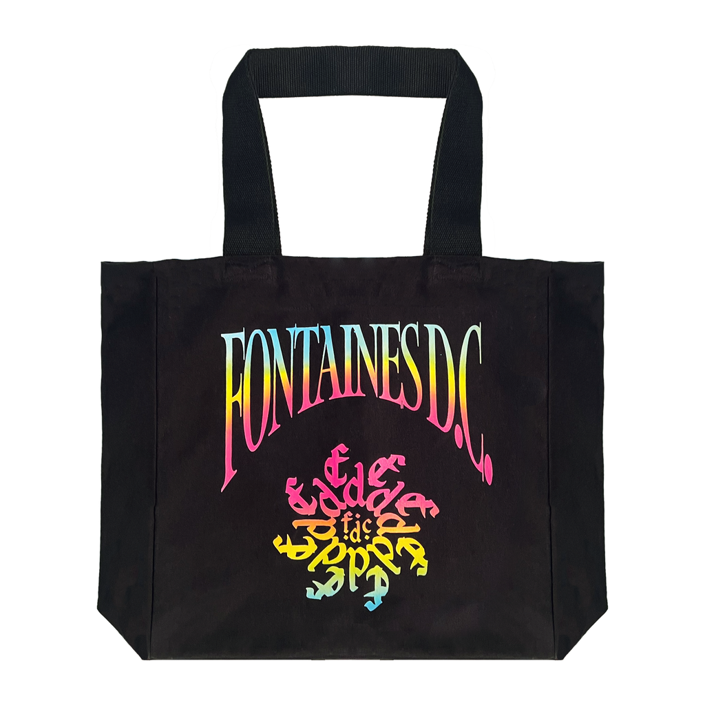 Spiral Monogram | Black Tote Bag
