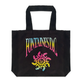 Spiral Monogram | Black Tote Bag