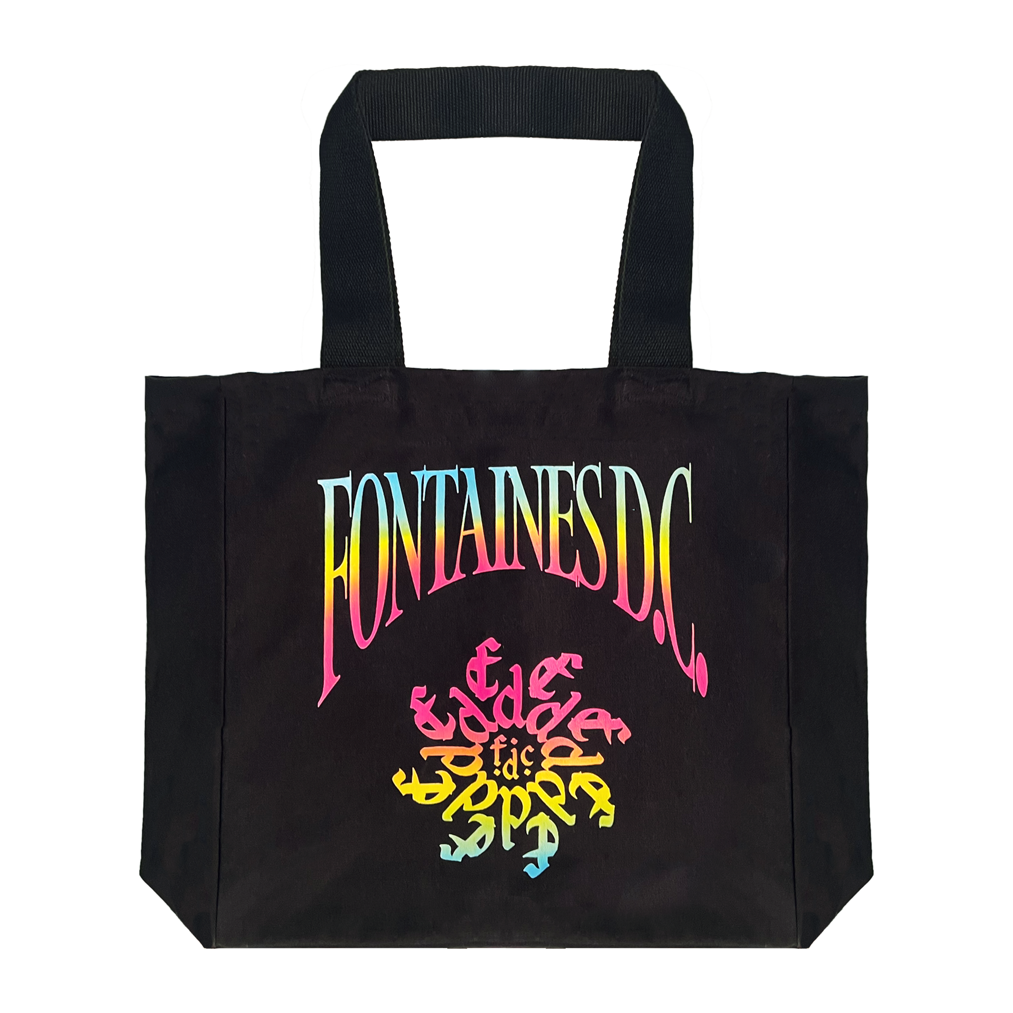 Spiral Monogram | Black Tote Bag