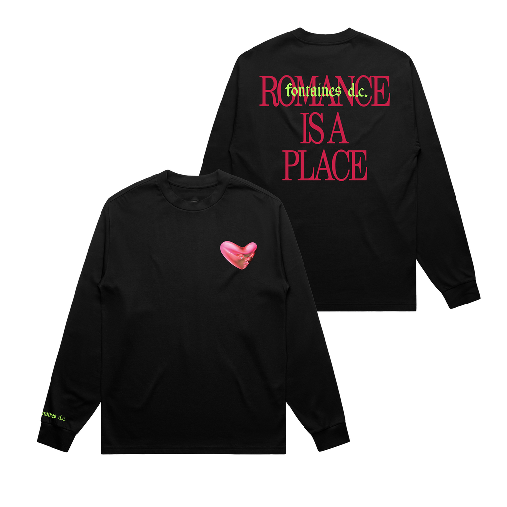 Romance Is A Place | Black Longsleeve