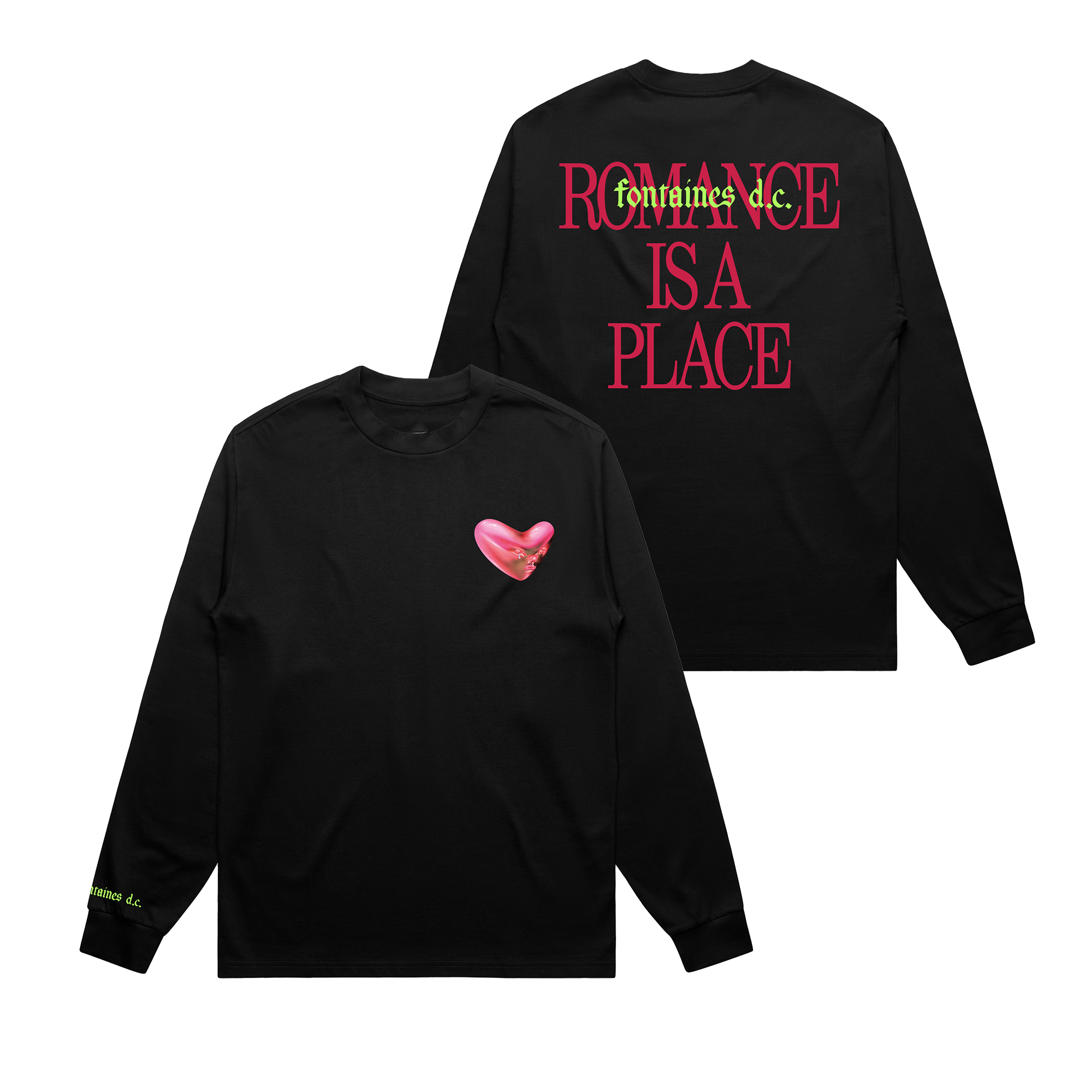 Romance Is A Place | Black Longsleeve