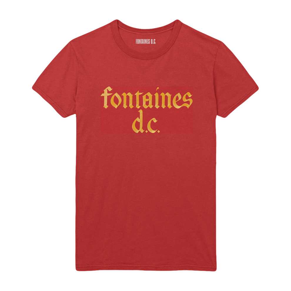 Logo Tee (Red) Official Store Fontaines D.C.